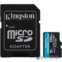 [Карта памяти ] Карта Памяти micro SDXC 256Gb Kingston Canvas Go Plus UHS-I U3 A2 + ADP (170/90 MB/s) SDCG3/256GB