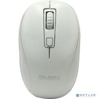 [Мышь] SVEN RX-255W белая {Беспроводная мышь, 2,4 GHz, 3+1кл. 800-1600DPI, цвет. картон}