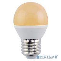 [ECOLA Светодиодные лампы] ECOLA K7QG80ELC globe   LED Premium  8,0W G45  220V E27 золотистый шар (композит) 75x45