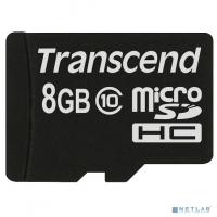 [Карта памяти ] Micro SecureDigital 8Gb Transcend TS8GUSDC10M {MicroSDHC Class 10, MLC Industrial}