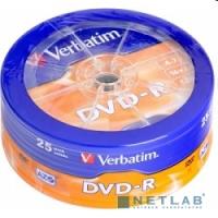 [Диск] 43730 Диски DVD-R Verbatim 4.7Gb 16-х, 25шт. Shrink