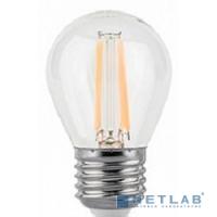 [GAUSS Светодиодные лампы] GAUSS 105802205-D Светодиодная лампа LED Filament Шар dimmable E27 5W 450lm 4100K 1/10/50