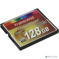 [Карта памяти ] Флеш-накопитель Transcend 128GB Transcend CompctFlash 1000X MLC, R: 160MB/s Поддерживает запись в высоком разрешении Full-HD, 3D и 4K UHDTV (2160p)