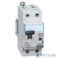 [Дифавтоматы] Legrand 411047 Автоматический выключатель дифференциального тока DX? 6000 - 10 кА - тип характеристики С - 1П+Н - 230 В~ - 6 А - тип A - 30 мА - 2 модуля