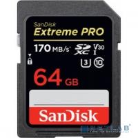 [Карта памяти ] SecureDigital 64Gb SanDisk SDSDXXY-064G-GN4IN {SDHC Class 10, UHS-I U3, Extreme Pro}