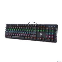 [Клавиатура] Клавиатура механ Gembird KB-G530L {USB, чёрн, Outemu Blue, 104 кл., Rainbow, 9 реж., 1,5м}
