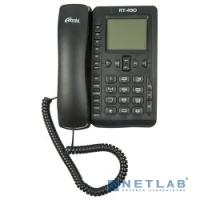 [Телефон] RITMIX RT-490 black {проводной телефон, повторный набор номера, определитель номеров (Caller ID), встроенный дисплей, громкая связь, телефонная книжка, регулятор громкости звонка}