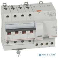 [Дифавтоматы] Legrand 411191 Автоматический выключатель дифференциального тока DX? 6000 - 10 кА - тип характеристики С - 4П - 400 В~ - 50 А - тип  A С  - 30 мА - 7 модуля