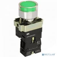 [Контакторы] IEK BBT50-BW-K06 Кнопка управления LAY5-BW3361 с подсветкой зеленый 1з