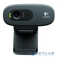 [Цифровая камера] 960-001063 Logitech HD Webcam C270, USB 2.0, 1280*720, 3Mpix foto, Mic, Black