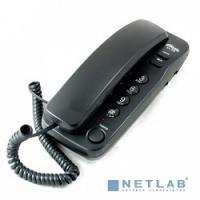 [Телефон] RITMIX RT-100 black проводной телефон {повторный набор номера, настенная установка, кнопка выключения микрофона, регулятор громкости звонка}
