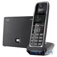 [VoIP-телефон] Gigaset [S30852-H2526-S301] C530A IP телефон, черный ( интернет-телефон с поддержкой фиксированной линии связи и автоответчиком)