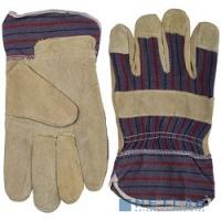 [Перчатки] Перчатки STAYER "MASTER" рабочие комбинированные кожаные из спилка с тиснением, XL [1131-XL]