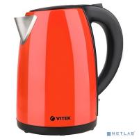 [Чайник] VITEK VT-7026(CR) Чайник, Мощность 2200 вт/Объем 1,7 л/Тип нагревательного элемента скрытый, красный