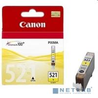 [Расходные материалы] Canon CLI-521Y 2936B004 Картридж для PIXMA iP3600/4600/MP540/620, Желтый, 520стр.