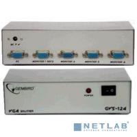 [Разветвитель] Gembird GVS124  Разветвитель сигнала VGA на 4 монитора (Gembird/Cablexpert)