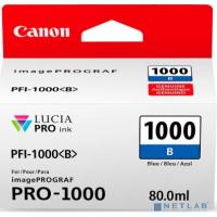 [Расходные материалы] Картридж струйный Canon PFI-1000 B 0555C001 синий для Canon Pixma MG5740/MG6840/MG7740