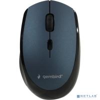 [Мышь] Gembird MUSW-354-B {Мышь беспроводная, синий, бесш.клик, soft touch, 3кн.+колесо-кнопка, 2400DPI, 2,4ГГц}