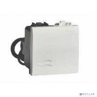 [Электроустановочные изделия] Dkc 76022BL Выключатель типа "кнопка" с подсветкой, белый, 2мод.
