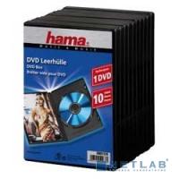 [Конверт] HAMA Коробка Hama H-51276 Jewel Case для DVD 10 шт. пластик черный