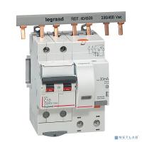 [Дифавтоматы] Legrand 411157 Автоматический выключатель дифференциального тока DX? 6000 - 10 кА - тип характеристики С - 2П - 230 В~ - 10 А - тип  A С  - 30 мА - 4 модуля