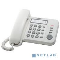 [Телефон] Panasonic KX-TS2352RUW (белый) {индикатор вызова,порт для доп. телеф. оборуд.,4 уровня громкости звонка}