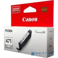 [Расходные материалы] Canon CLI-471GY 0404C001 Картридж для PIXMA MG5740/MG6840/MG7740, серый