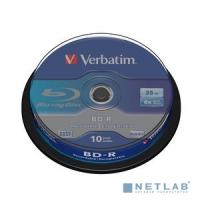 [Диск] Verbatim диск BD-R 25 GB 6x CB/10 (43742)