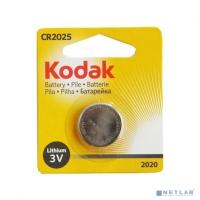 [Батарейки] Kodak CR2025-1BL (1 шт. в уп-ке) ULTRA
