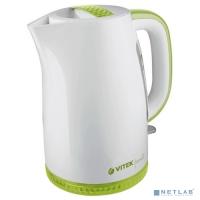 [Чайник] VITEK VT-1175(G) Чайник, (Мощность 2200 Вт.Корпус из термостойкого пластика.объем 1,7 л.Скрытый нагревательный элемент.Съемный фильтр)