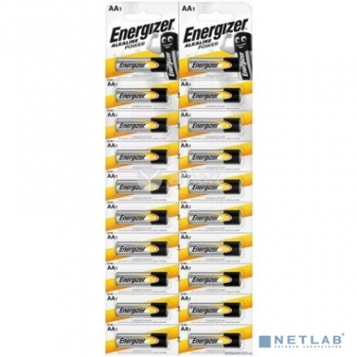 [Батарейка] Energizer POWER E91/AA (LR6) BP20 (20 шт. в уп-ке)  [E300140301/E3001403000]