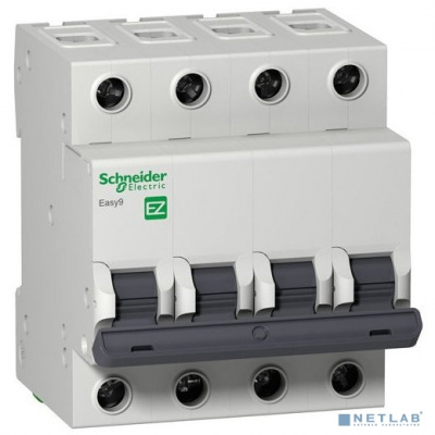 [Автоматы Easy9] Schneider-electric EZ9F34450 АВТ. ВЫКЛ. EASY 9 4П 50А С 4,5кА 400В =S=