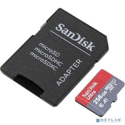 [Карта памяти ] Micro SecureDigital 256Gb SanDisk SDSQUAR-256G-GN6MA {MicroSDXC Class 10 UHS-I}