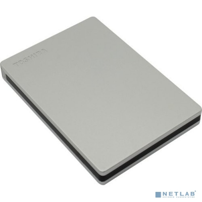 [носитель информации] Накопитель на жестком магнитном диске TOSHIBA Внешний жесткий диск TOSHIBA HDTD320ES3EA Canvio Slim 2ТБ 2.5" USB 3.0 серебро