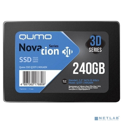 [накопитель] QUMO SSD 240GB QM Novation Q3DT-240GAEN OEM {SATA3.0}