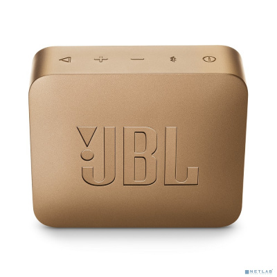 [Колонки JBL ] Колонка порт. JBL GO 2 золотистый 3W 1.0 BT/3.5Jack 730mAh (JBLGO2CHAMPAGNE)