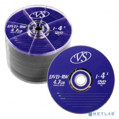 [Диск] Диски VS DVD-RW 4,7 GB 4x Bulk/50