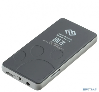 [Плеер] 1132617 Плеер Hi-Fi Flash Digma S4 8Gb черный/серый/1.8"/FM/microSDHC