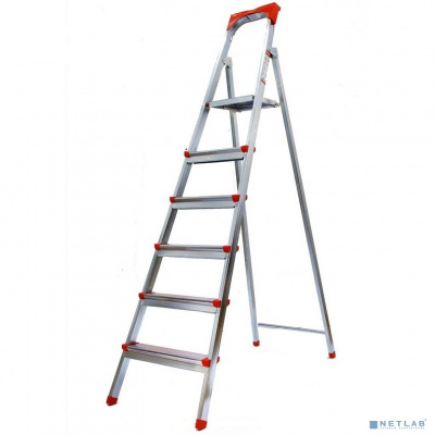 [Лестницы, стремянки] FIT РОС Лестница-стремянка стальная, 6 ступеней, вес 8,0 кг [65334]