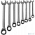 [Набор инструмента] JONNESWAY (W45308S) Набор ключей гаечных комбинированных трещоточных на держателе, 8-19 мм, 8 предметов