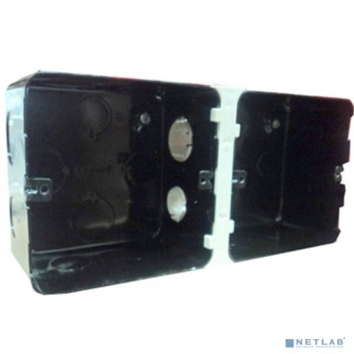 [ розетки и выключатели в кабель-каналы] Legrand 054002 Монтажная коробка для выдвижного розеточного блока - 6 модулей - металл