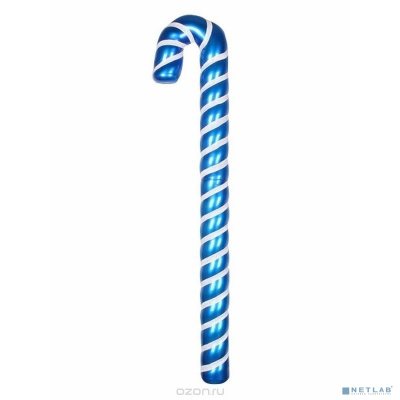 [Новогодние светоукрашения (крупное)] Neon-night 502-243 Елочная фигура "Карамельная палочка" 121 см, цвет синий/белый