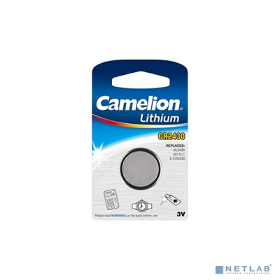 [Батарейки] Camelion CR2450 BL-1 (CR2450-BP1, батарейка литиевая,3V) (1 шт. в уп-ке)