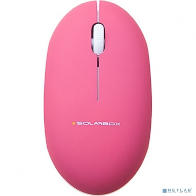 [Мыши] SolarBox X06 Red USB Travel Optical Mouse, 1000DPI, ноутбучная, убирающийся кабель, прорезиненная поверхность