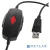 [Наушники] CROWN CMGH-102T Black&red (Подключение USB, встроенная аудио карта, Частотныи? диапазон: 20Гц-20,000 Гц ,Кабель 2.1м,Размер D 250мм)
