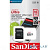 [Карта памяти ] Micro SecureDigital 16Gb SanDisk SDSQUNS-016G-GN3MA {MicroSDHC Class 10, Ultra+SD adapter}