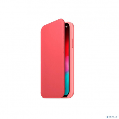 [Аксессуар] MRX12ZM/A Apple iPhone XS Leather Folio - Peony Pink