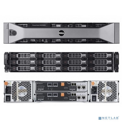 [Сетевые системы хранения данных] Dell Storage D3800f x12 2x3Tb 7.2K 3.5 NL SAS RAID 2x600W PNBD 3Y 4x16G SFP/4Gb Cache (210-ACCS-36)