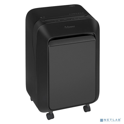 [Уничтожитель] Fellowes Шредер PowerShred LX211 FS-50502, черный {P-5, 2х12мм, 15лст., 23лтр. Уничтожает: скрепки, скобы, пластиковые карты}