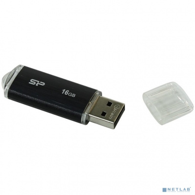 [Носитель информации] Флеш Диск Silicon Power 16Gb Ultima U02 SP016GBUF2U02V1K USB2.0 черный